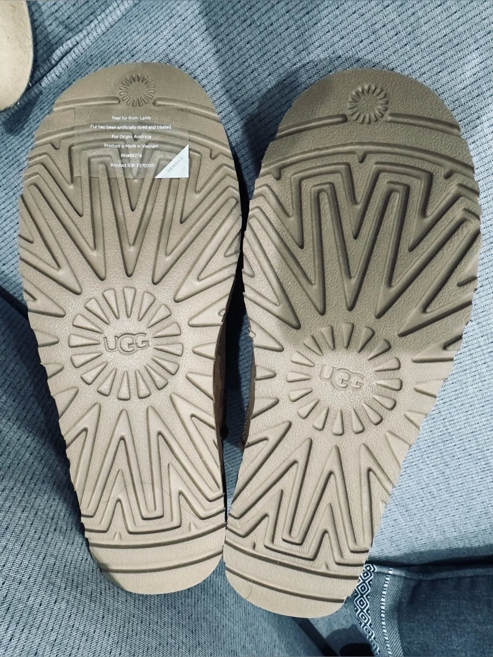 UGG Kids' Classic Micro Slip-On Booties in Chesnut Size 4